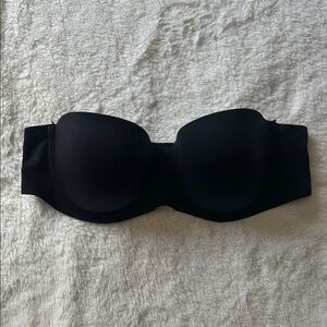 Aerie Sunnie Black Lightly Lined Strapless Bra